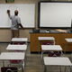 Gardendale High School biotech teacher Justin Ingram readies his classroom before school begins next week in Gardendale, AL, on August 4, 2016.